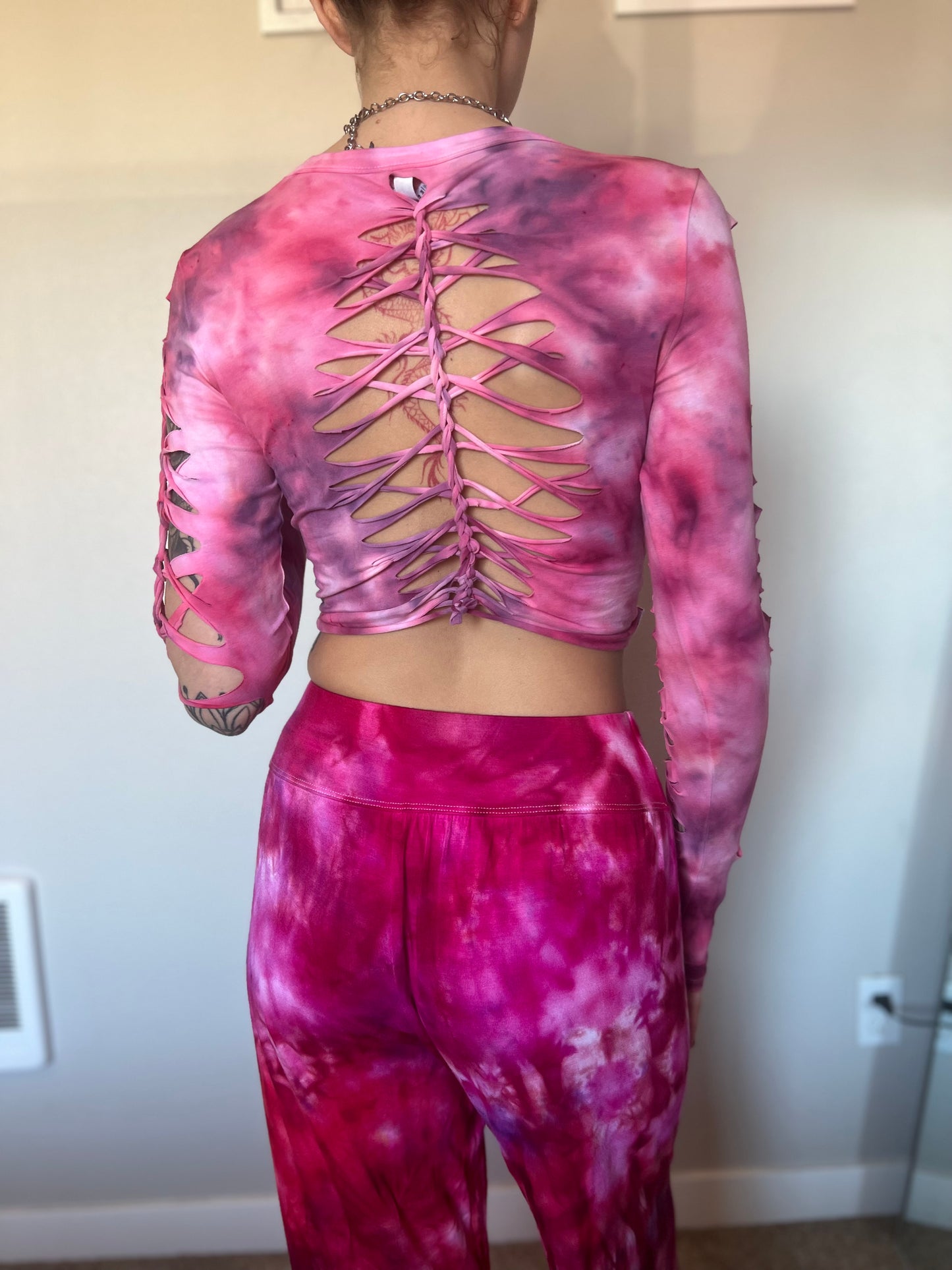 ‘heart eyes’ braided long sleeve