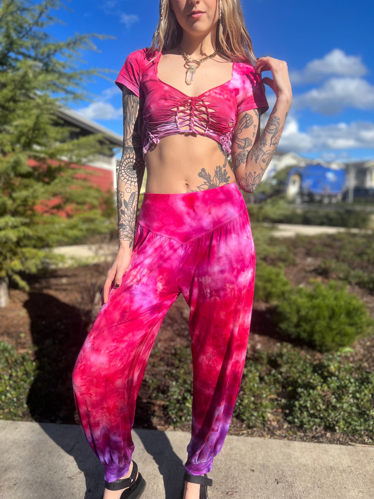 ‘be mine’ harem pants