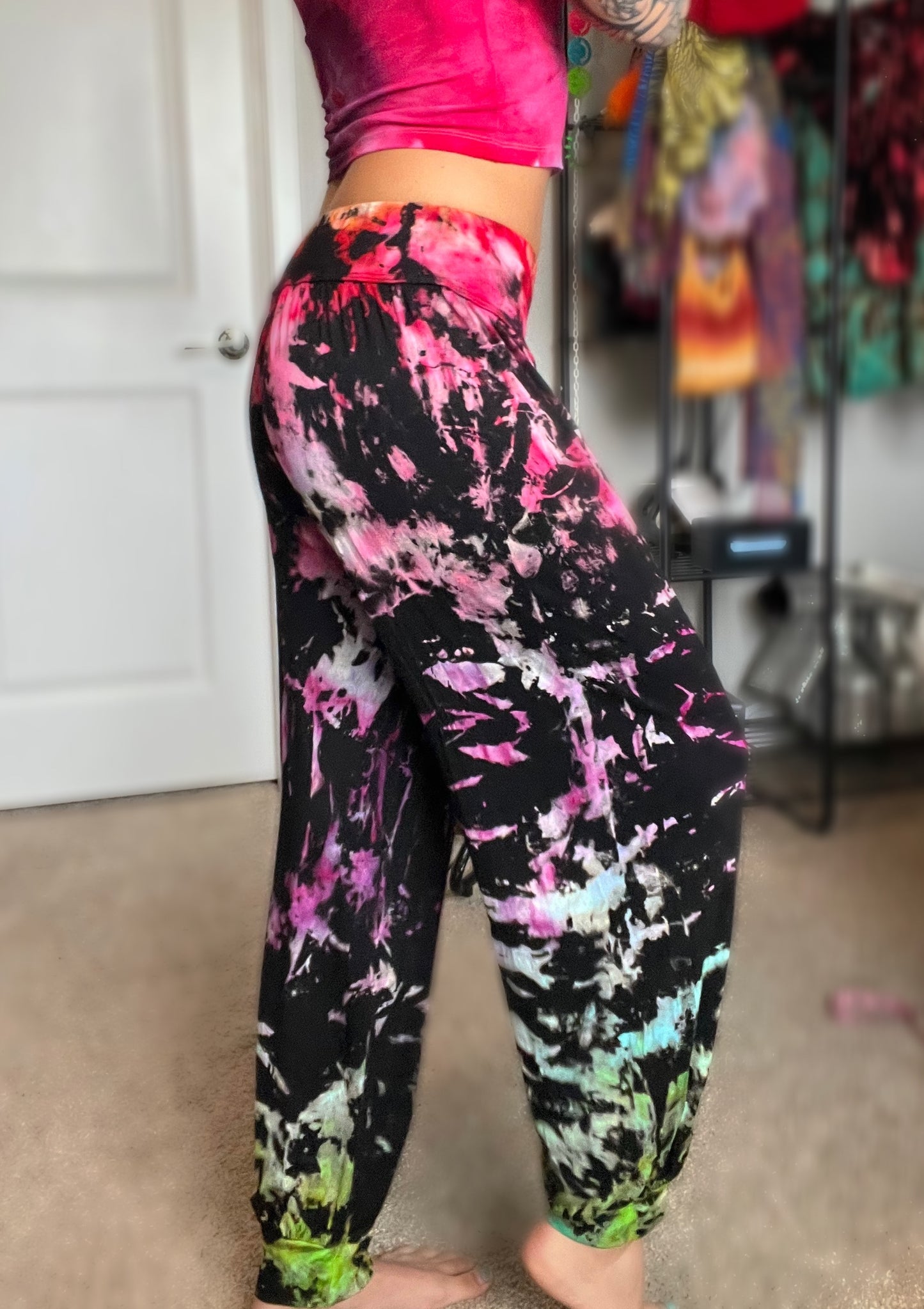MADE TO ORDER rainbow harem pants
