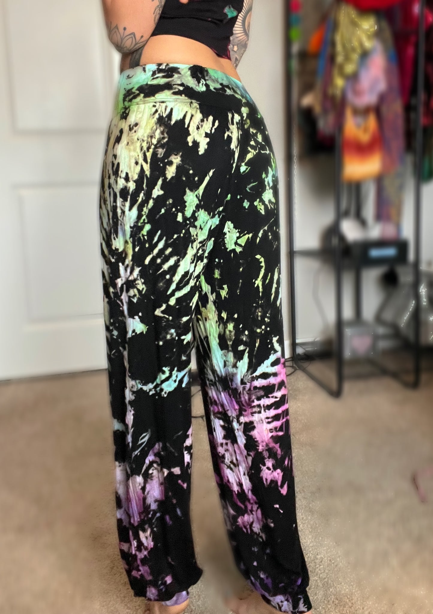 MADE TO ORDER psychedelic harem pants
