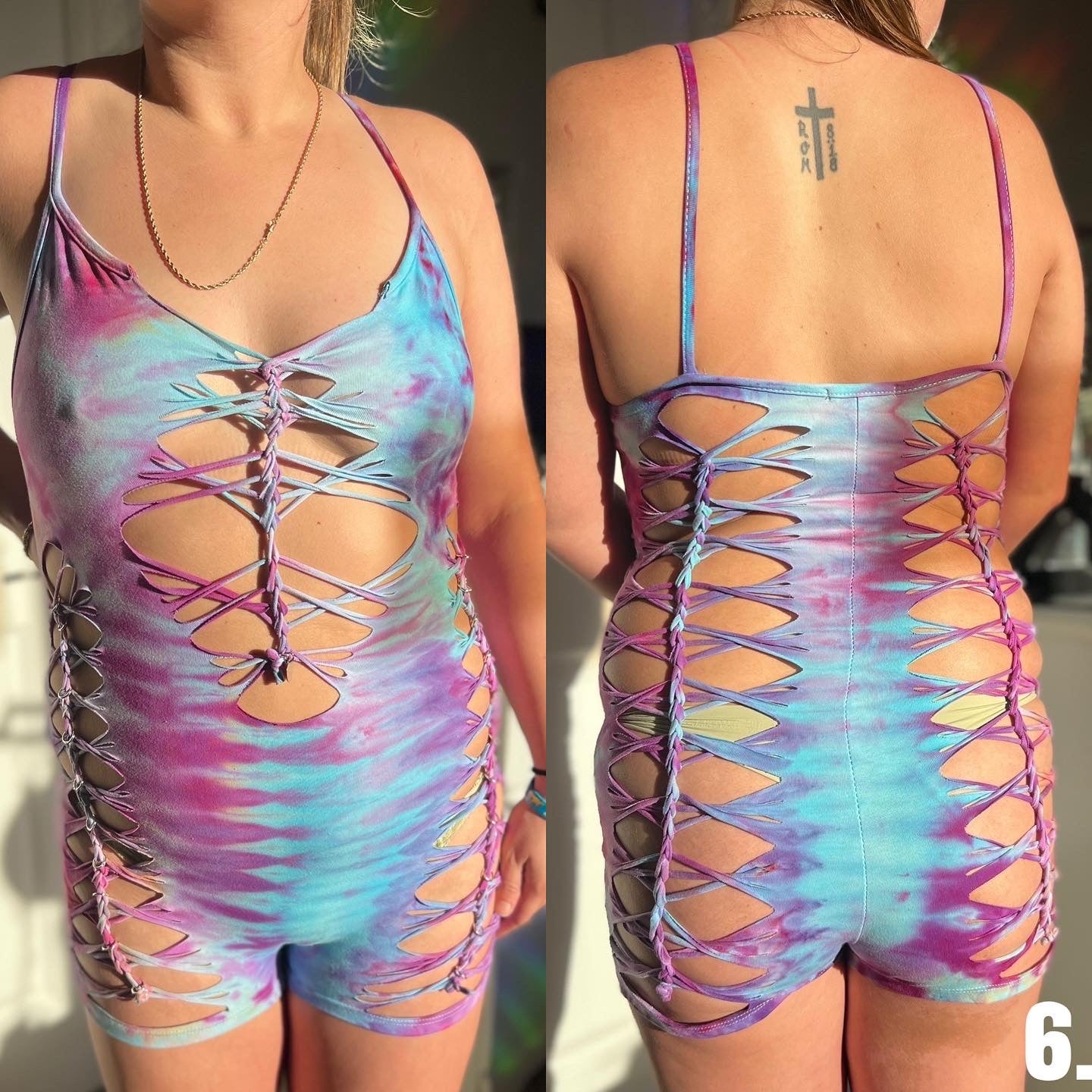 Custom Tie Dye Romper 111