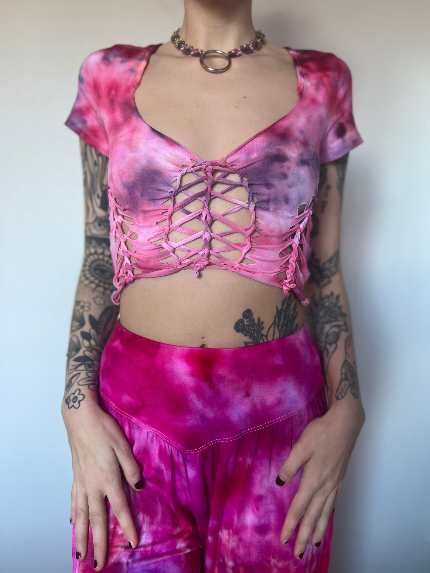 ‘sweet & spicy’ braided short sleeve