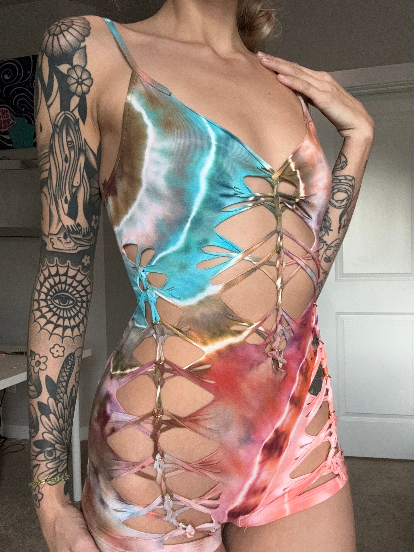 ‘color of your soul’ made to order romper