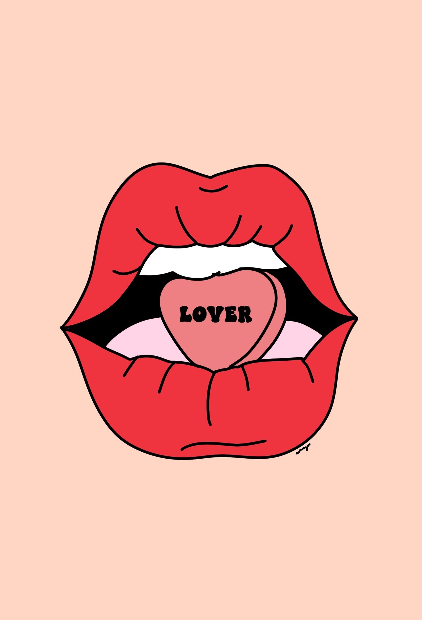 lover print