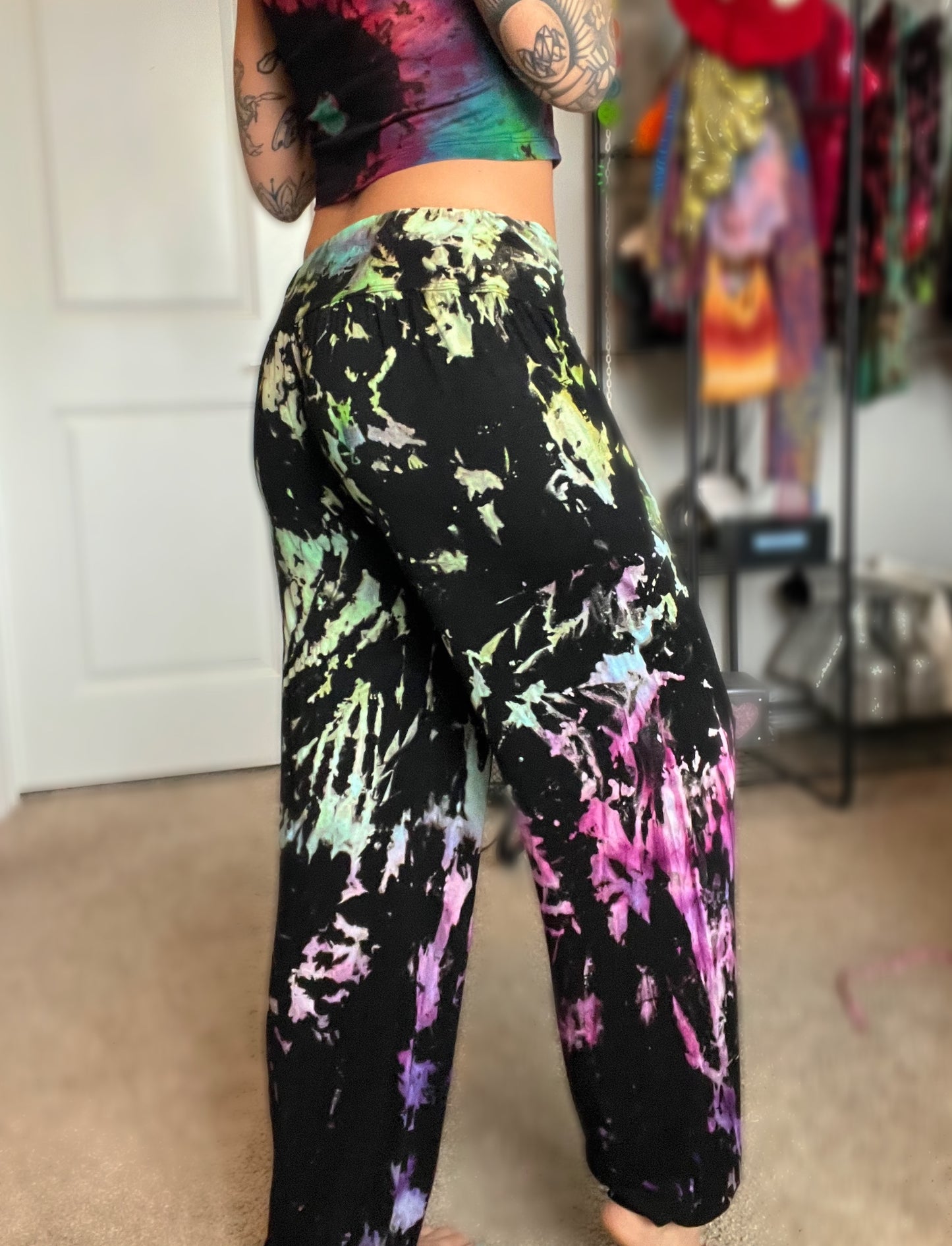 MADE TO ORDER psychedelic harem pants