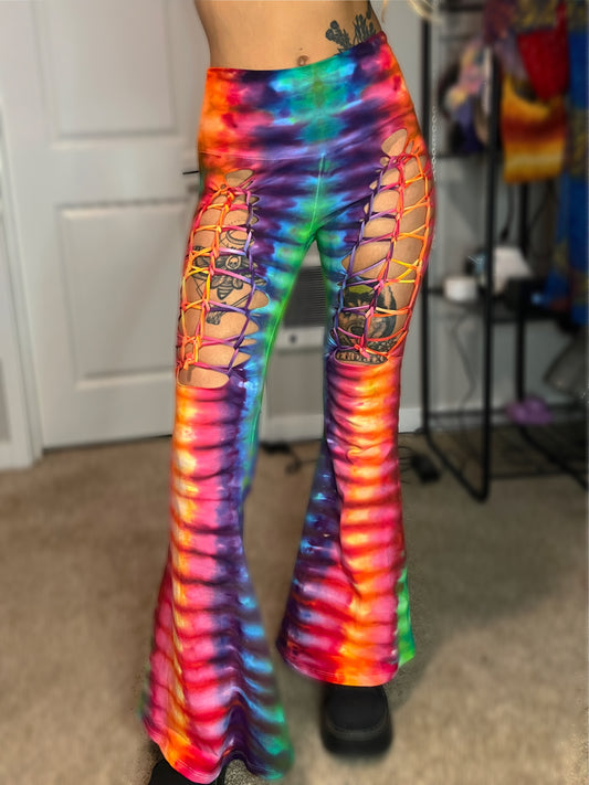 made to order braided PRIDE flares