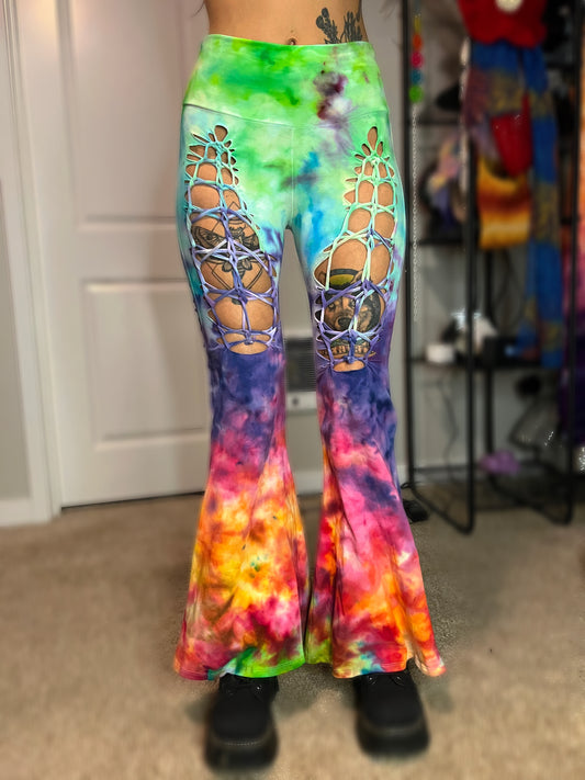 made to order ombré PRIDE flares