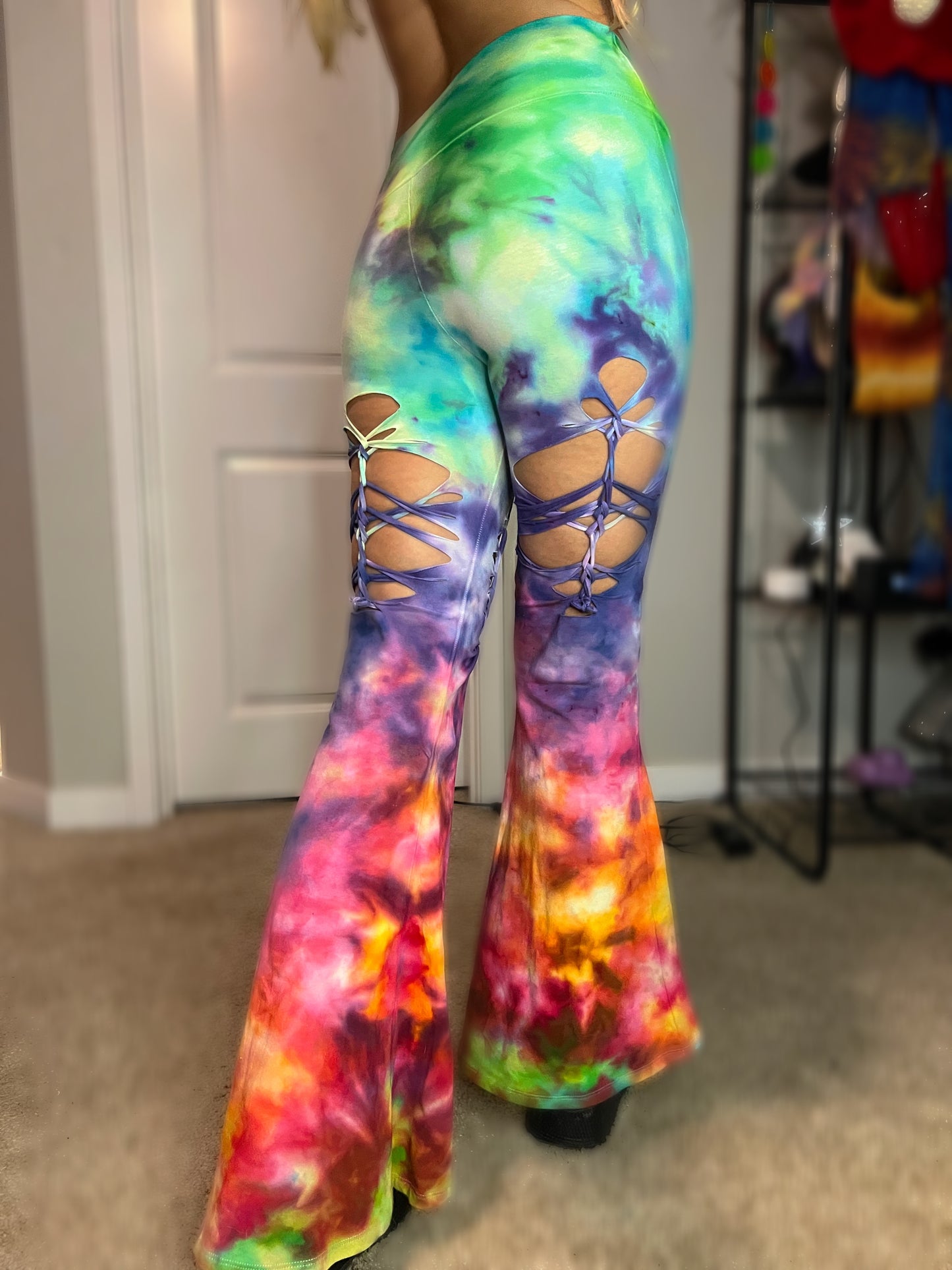 made to order ombré PRIDE flares