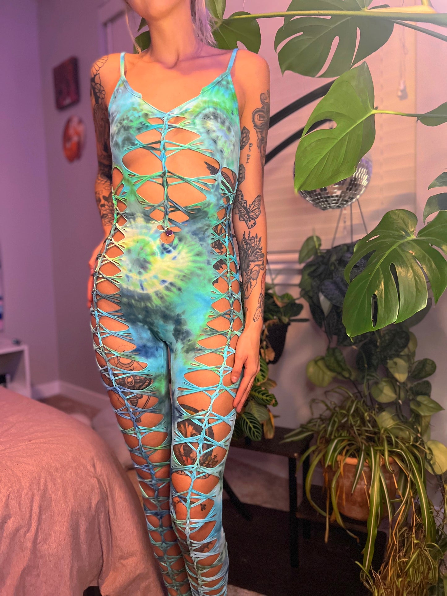 Custom Tie Dye Catsuit